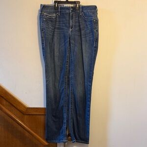 Ariat Women's Dark Blue Straight-Leg Jeans